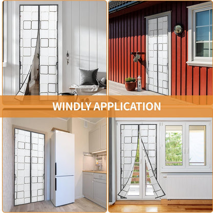 Magnetic Thermal Insulated Door Curtain | Self-Closing Barrier