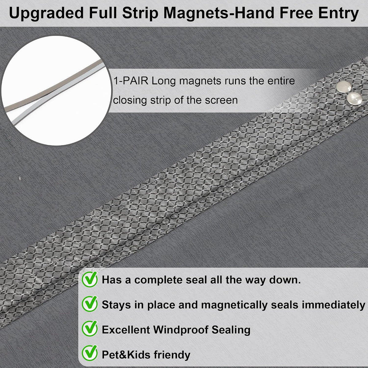 Magnetic Thermal Insulated Door Curtain - Energy Saving