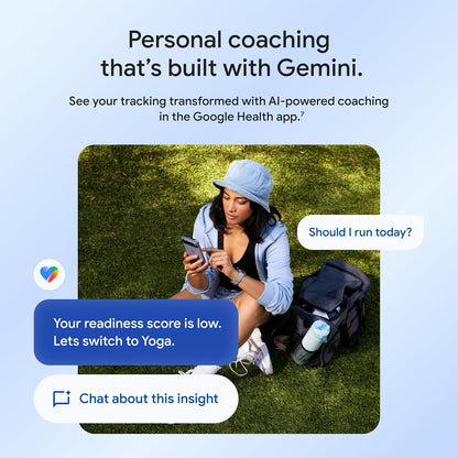 Advanced Fitness Tracker with Google Apps & Heart Rate Monitor