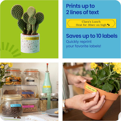 Personal Desktop Label Maker with Color Tape - Portable Printer