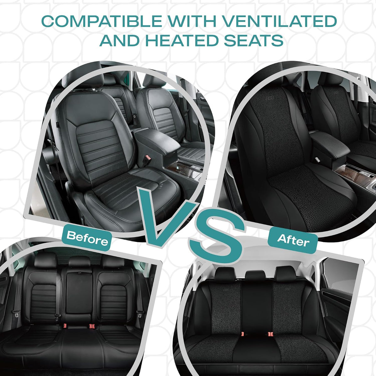Premium Memory Foam Seat Covers – Universal Fit Car Interior