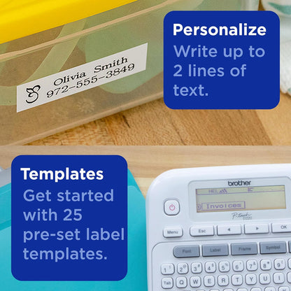 Home & Office Label Maker | Brother TZe Tape Compatible