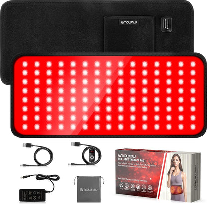 Red Light Therapy Pad – 660nm 850nm Infrared Wrap with Timer
