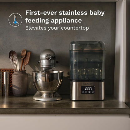 10-Minute Bottle Sterilizer & Dryer - Fits 8 Bottles