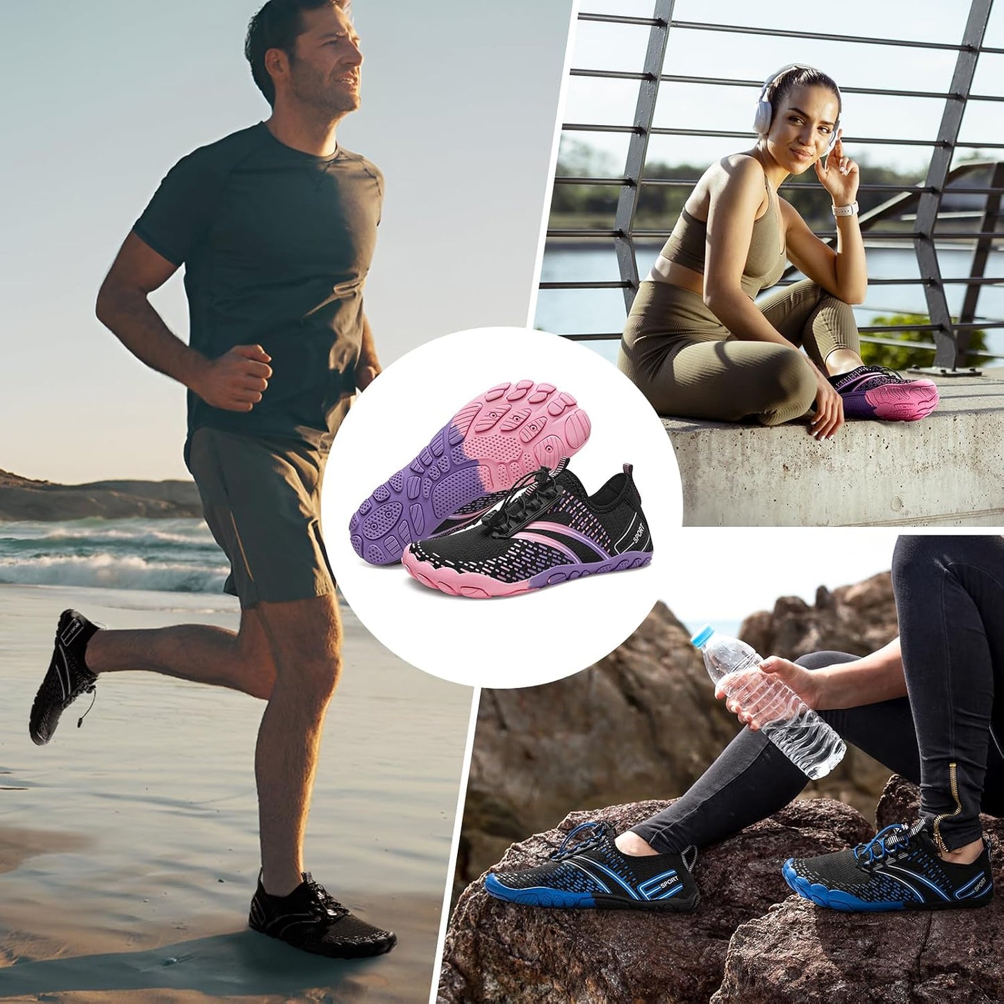 Barefoot Water Shoes – Quick-Dry Aqua Shoes for Active Lifestyles