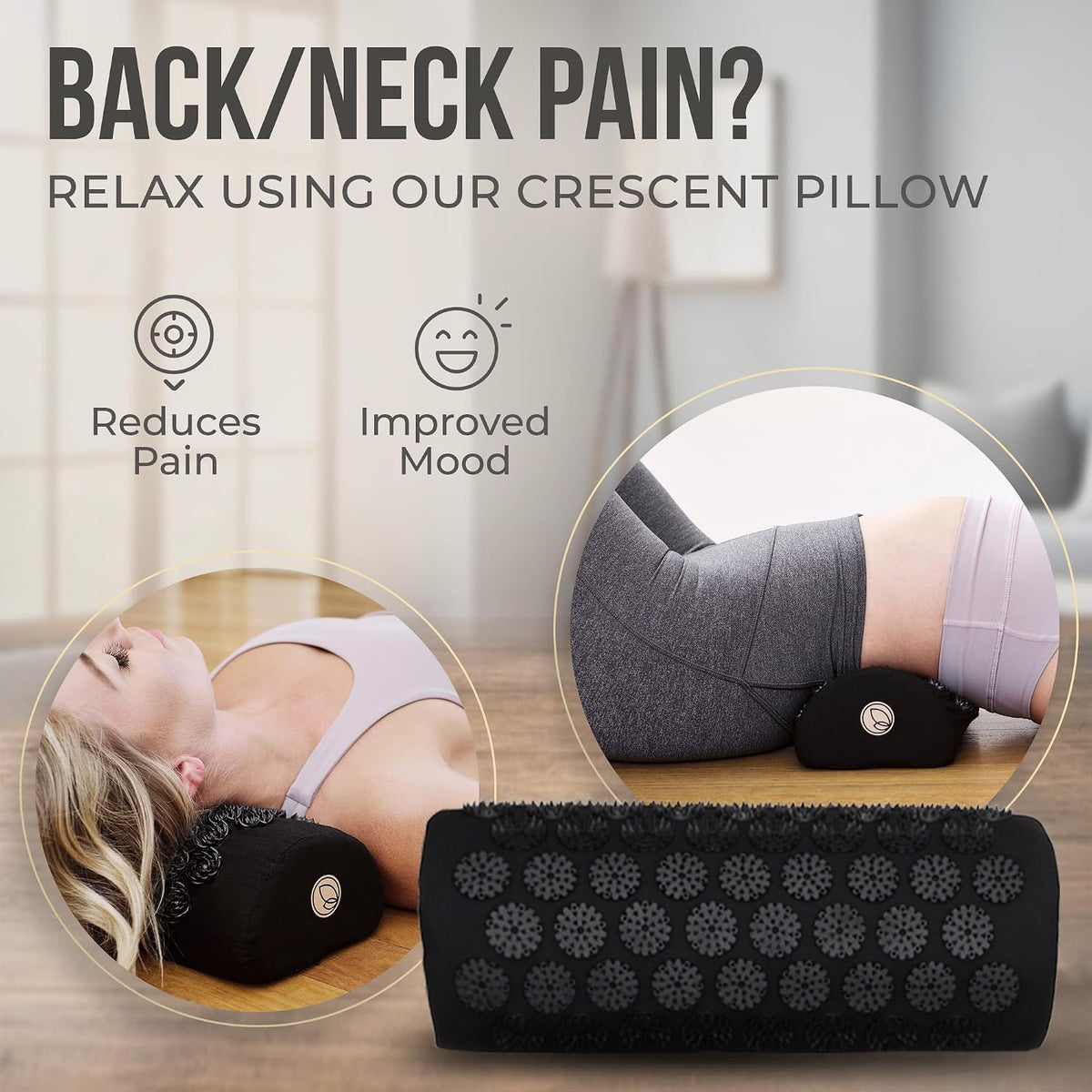 Acupressure Mat & Pillow Set with Mini Pad for Full Body