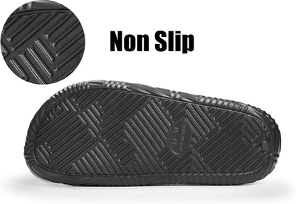 Premium Cloud Comfort Slides – Non-Slip Shower & House Slippers