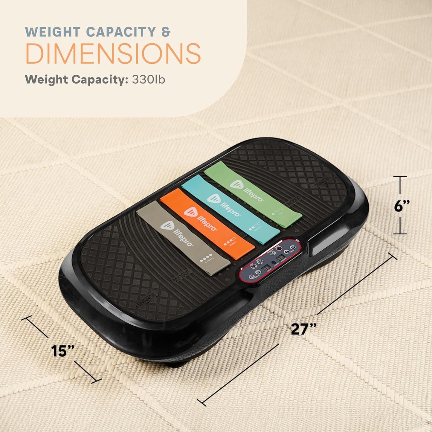 High-Intensity Vibration Plate with Loop Bands – Full Body