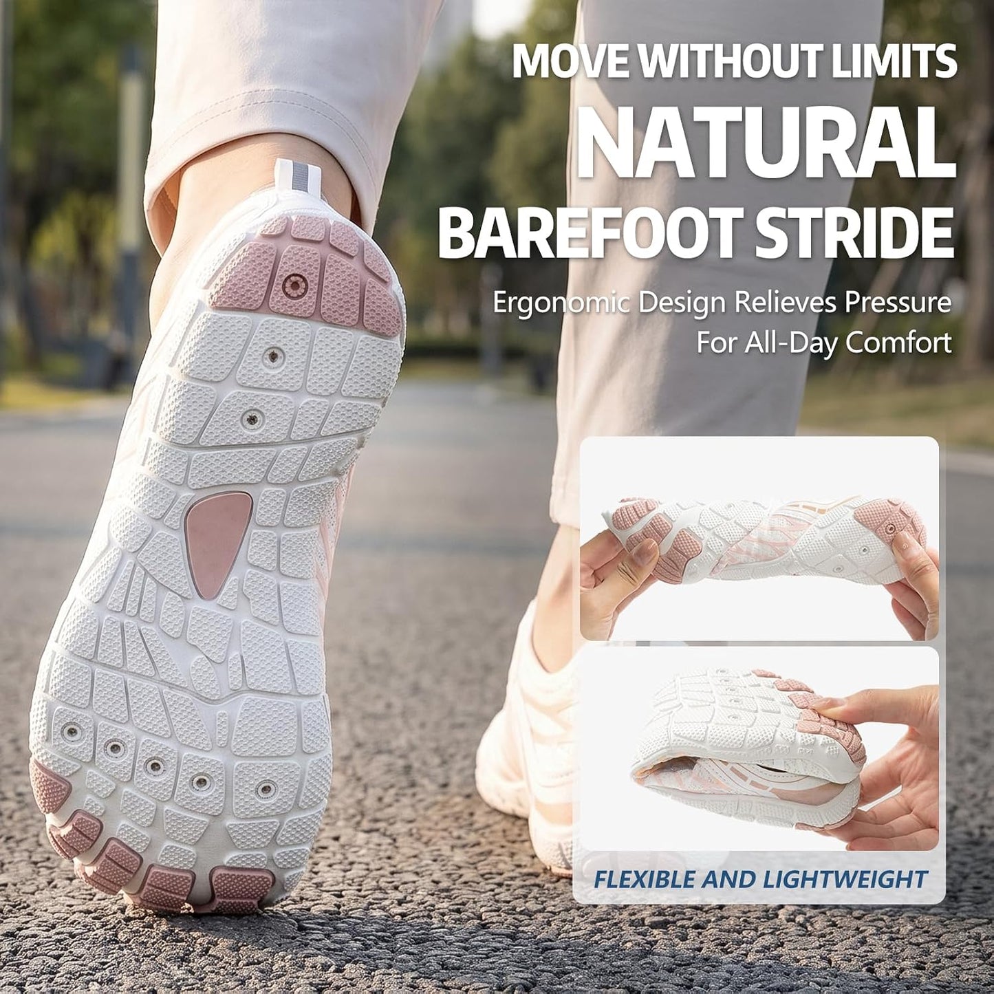 Barefoot Shoes Wide Toe Box Zero Drop Grounding Water Sneakers