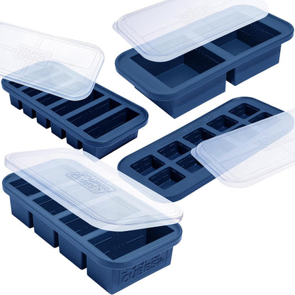 Premium Silicone Freezer Mold Gift Set - Meal Prep System