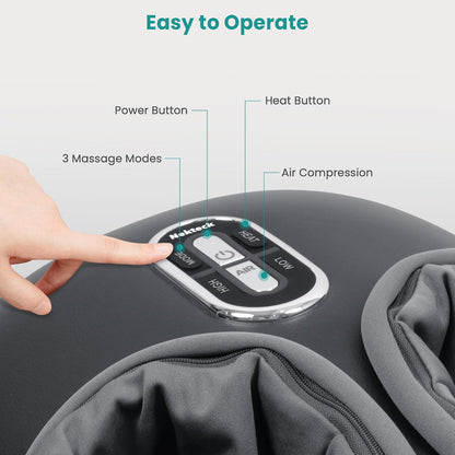Shiatsu Foot Massager with Heat & Air Compression