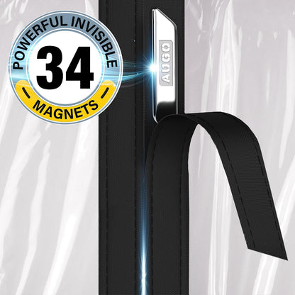 Magnetic Thermal Insulated Door Curtain - Winter Door Cover