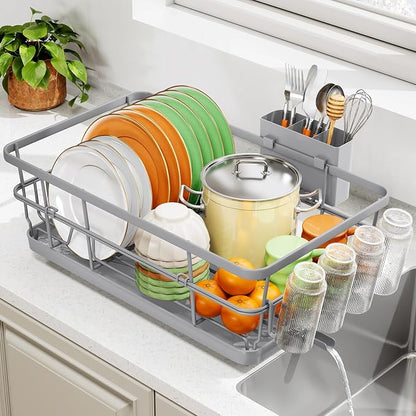 Premium Dish Drying Rack - Multi-Size Kitchen Counter Organizer
