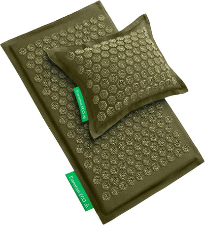 Acupressure Mat & Pillow Set - European Handcrafted Therapy