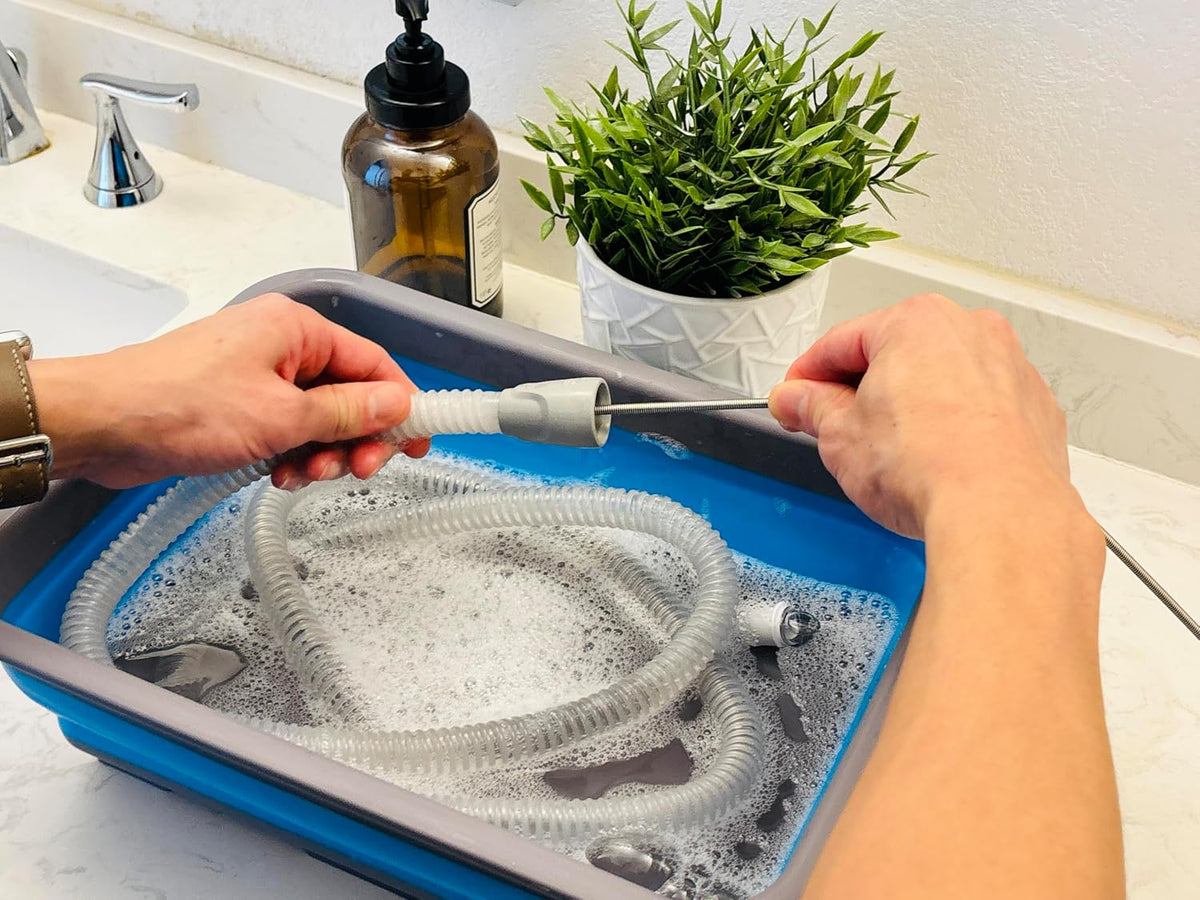 CPAP Cleaning Kit with Hose Brush, Basin & Hanger System