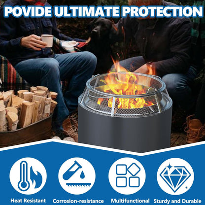 Spark Screen for Solo Stove Bonfire & Ranger Fire Pit Shield