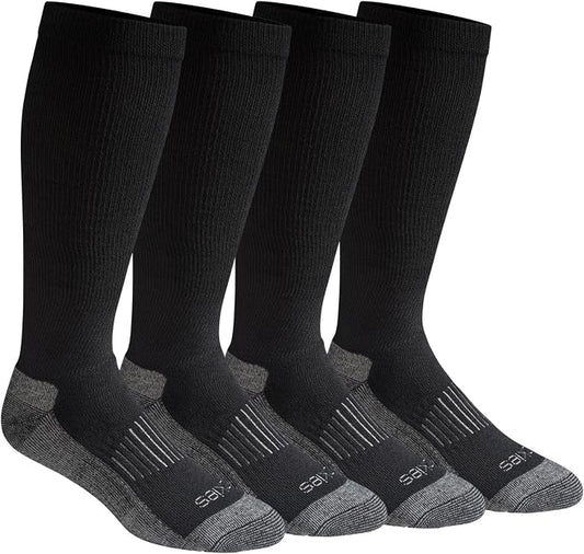 Men's Light Compression Over-The-Calf Socks | 2-6 Pairs
