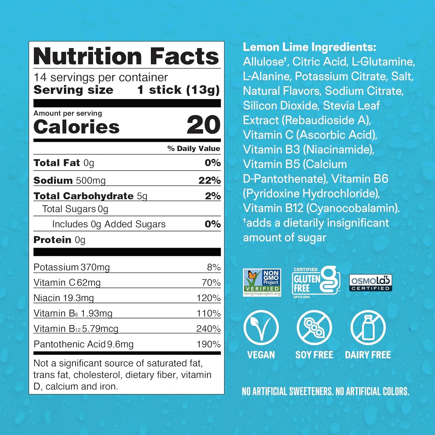 Sugar-Free Electrolyte Powder Drink Mix | 14 Servings