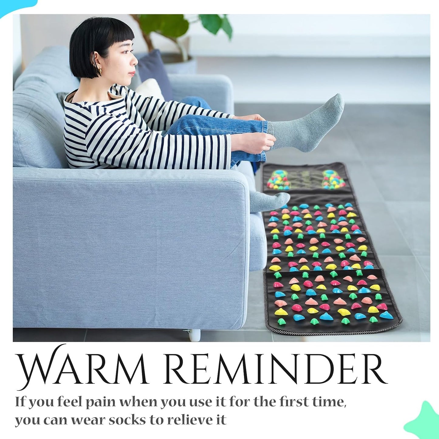 Reflexology Foot Massage Mat – Acupressure Walking Path