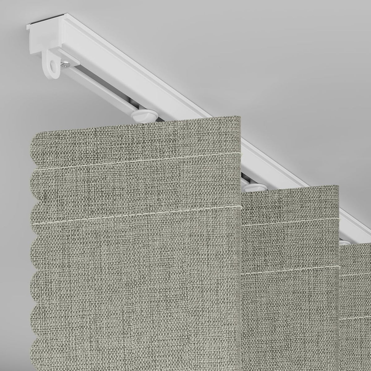 Magnetic Accordion Door Curtain - 100% Blackout Room Divider