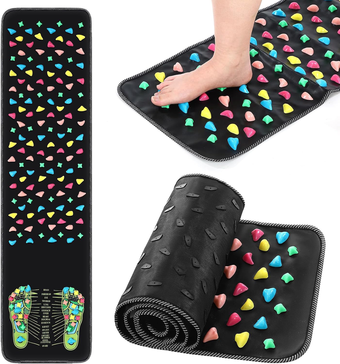 Reflexology Foot Massage Mat – Acupressure Walking Path