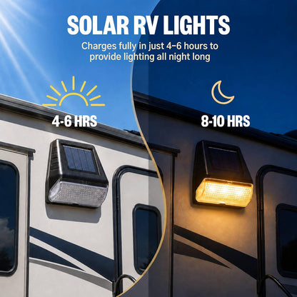 Magnetic Solar Lights for Raised Garden Beds - 6 Pack