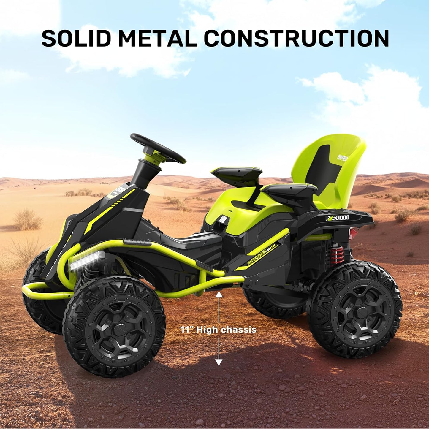 Adventure Ride 24V 4x4 Kids Electric Car - Ages 3-12