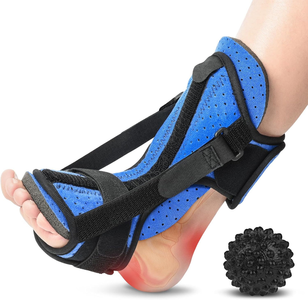 Night Stretch Splint with Massage Ball | Foot Recovery System