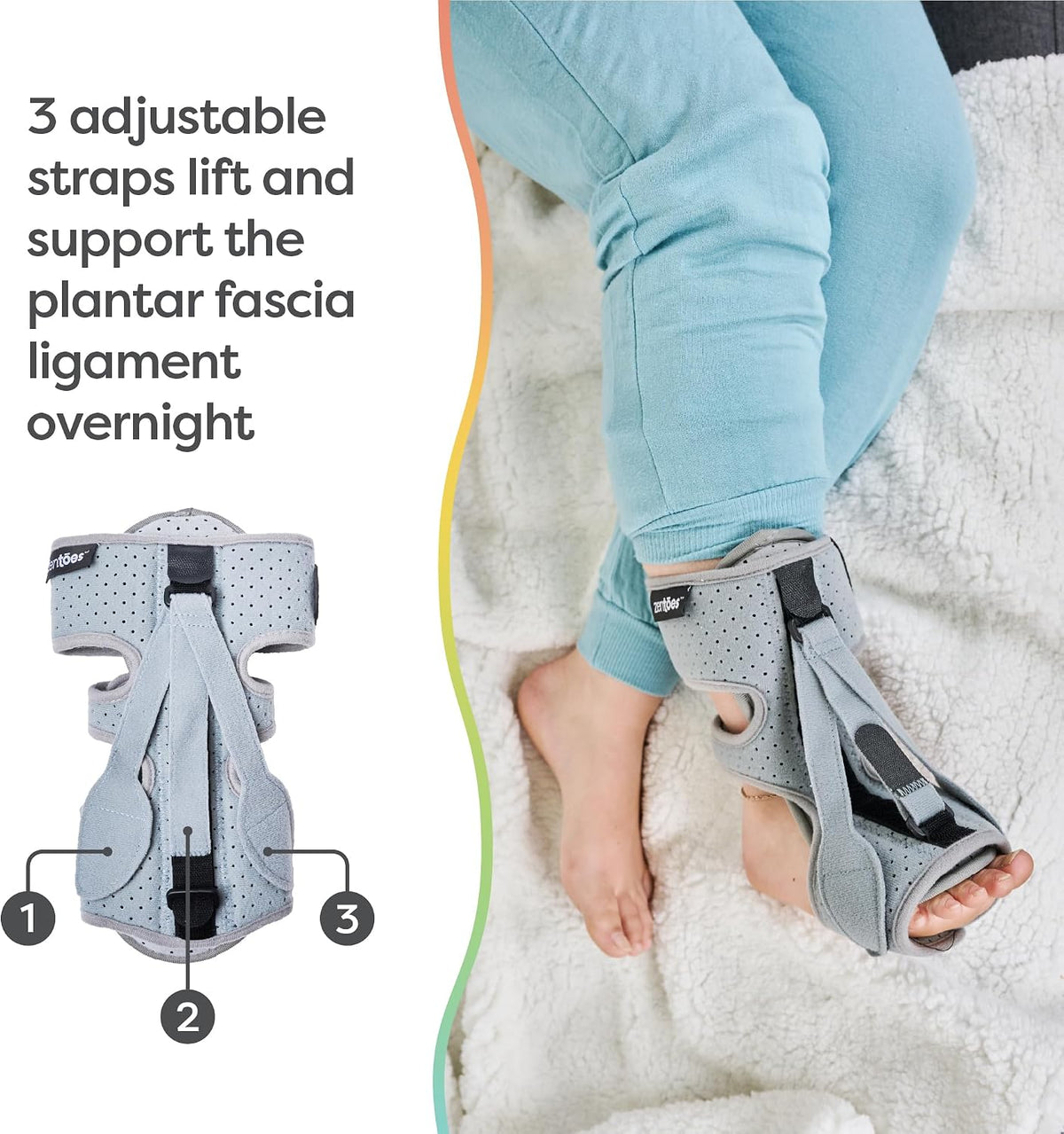 Night Splint Brace for Overnight Foot & Heel Alignment