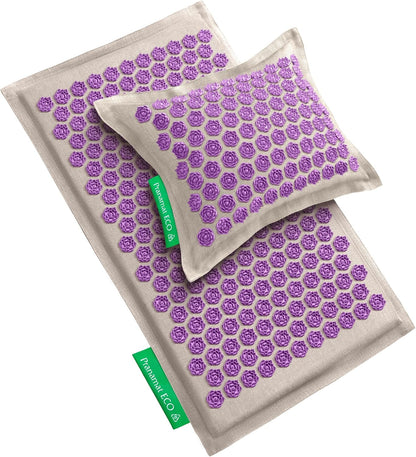 Acupressure Mat & Pillow Set - European Handcrafted Therapy