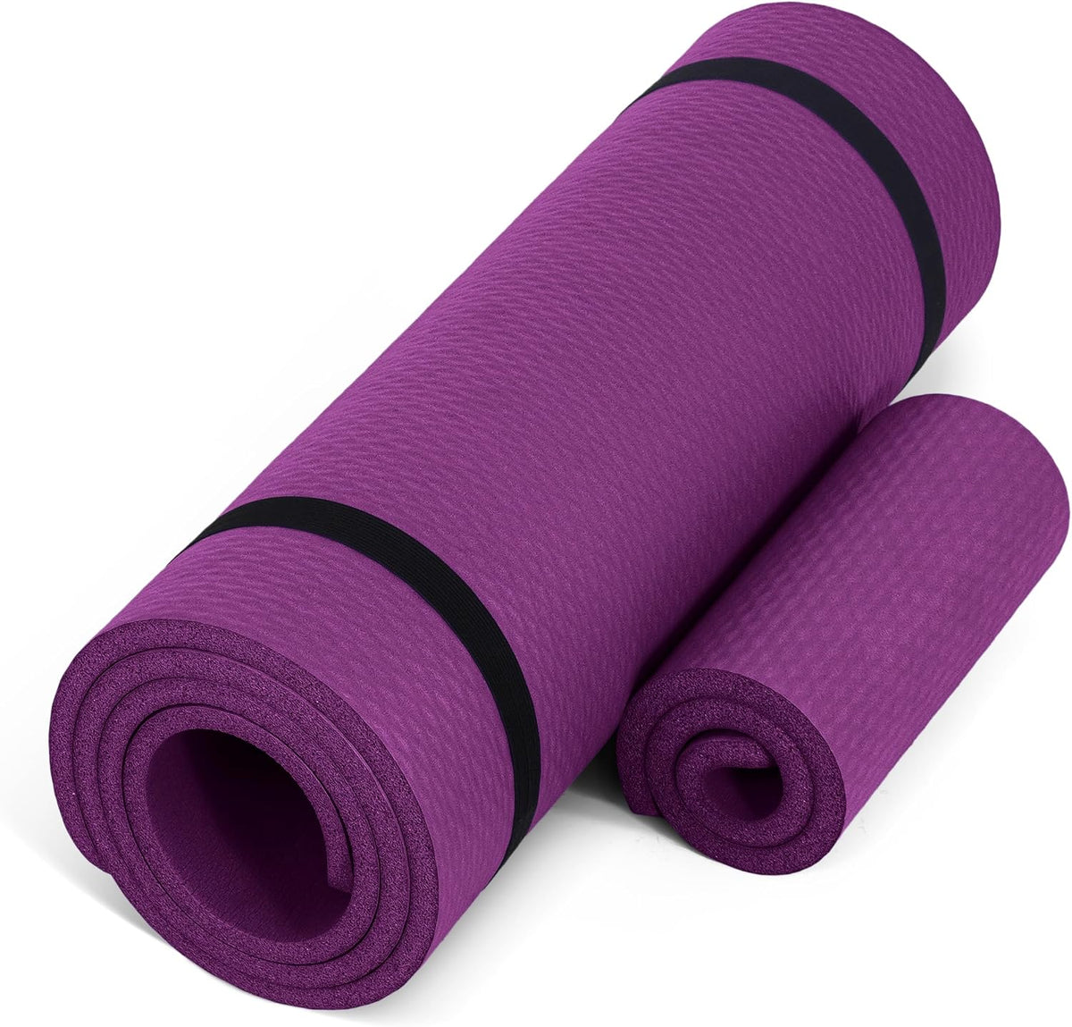 Premium 1/2-Inch High Density Exercise Yoga Mat with Strap