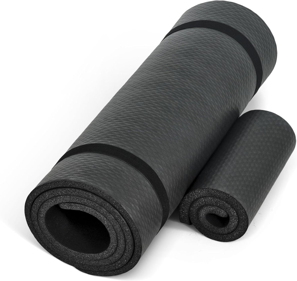 Premium 1/2-Inch High Density Exercise Yoga Mat with Strap
