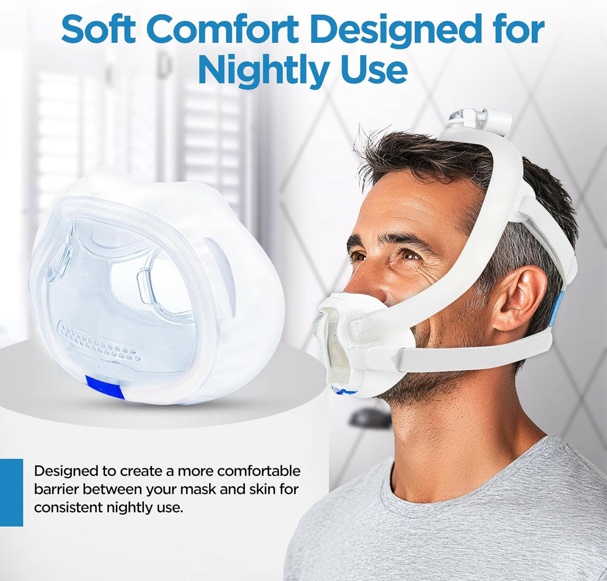 AirFit F30i CPAP Mask Liners - Reusable Comfort Pack of 4