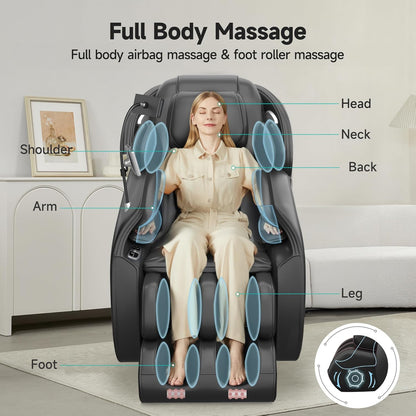 SL-Track Massage Chair with Bluetooth - Premium Recovery