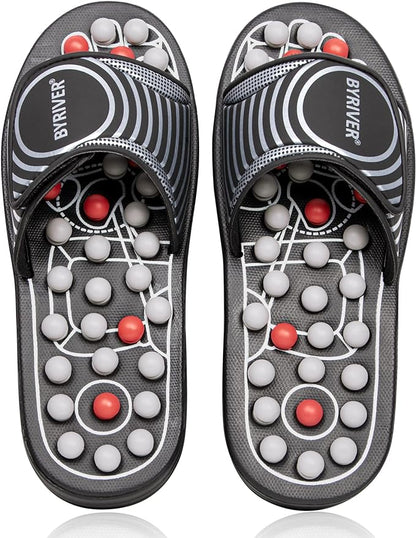 Acupressure Foot Massage Slippers | Reflexology Mat & Roller