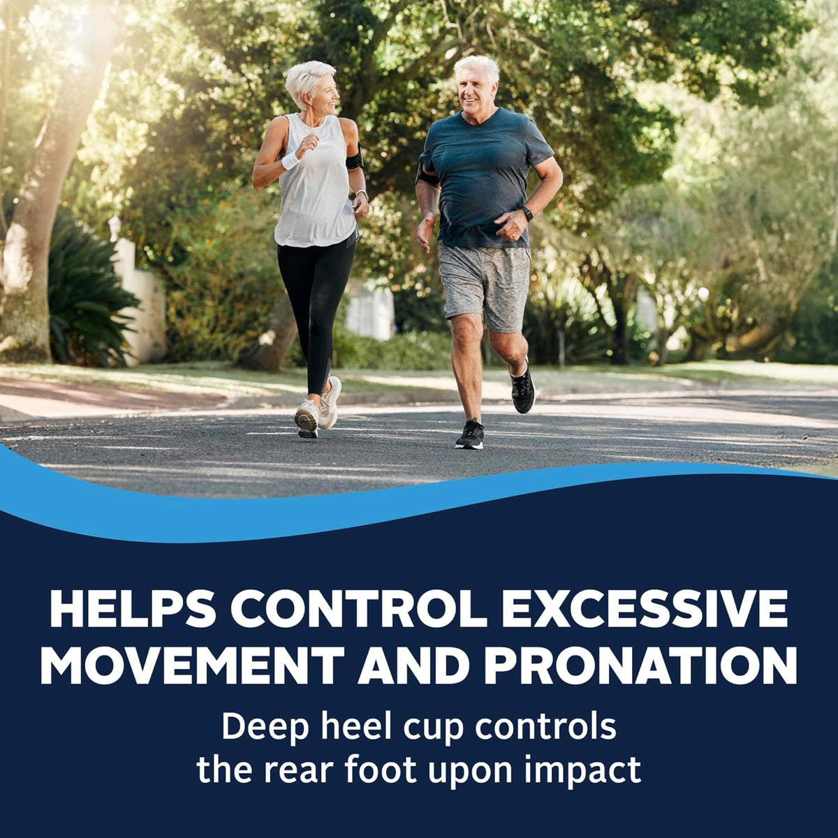 Orthotic Insoles with Deep Heel Cup & Full Arch Support