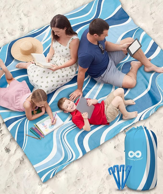 Waterproof sandproof beach blanket 80 inch