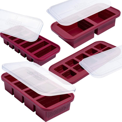 Premium Silicone Freezer Mold Gift Set - Meal Prep System