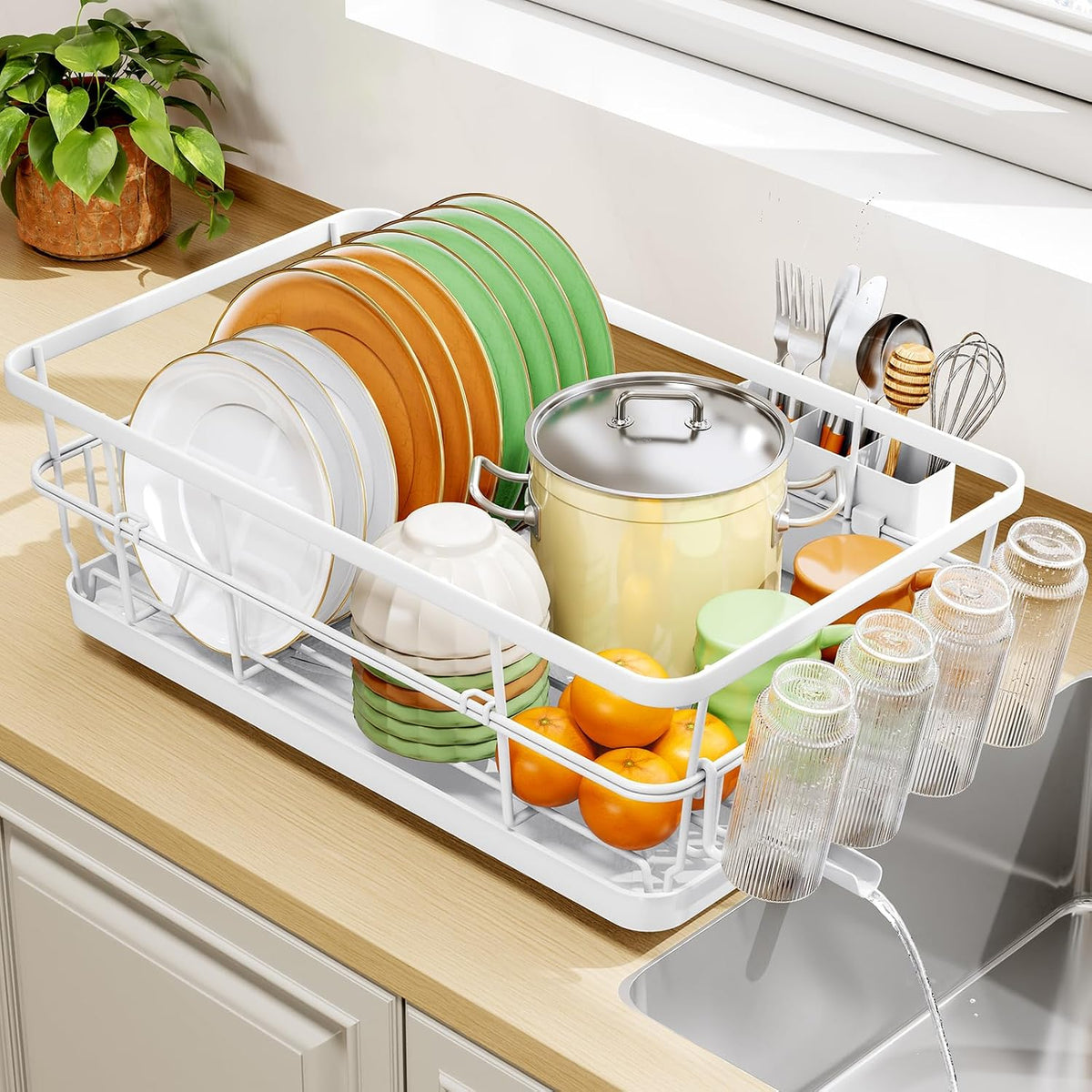 Premium Dish Drying Rack - Multi-Size Kitchen Counter Organizer