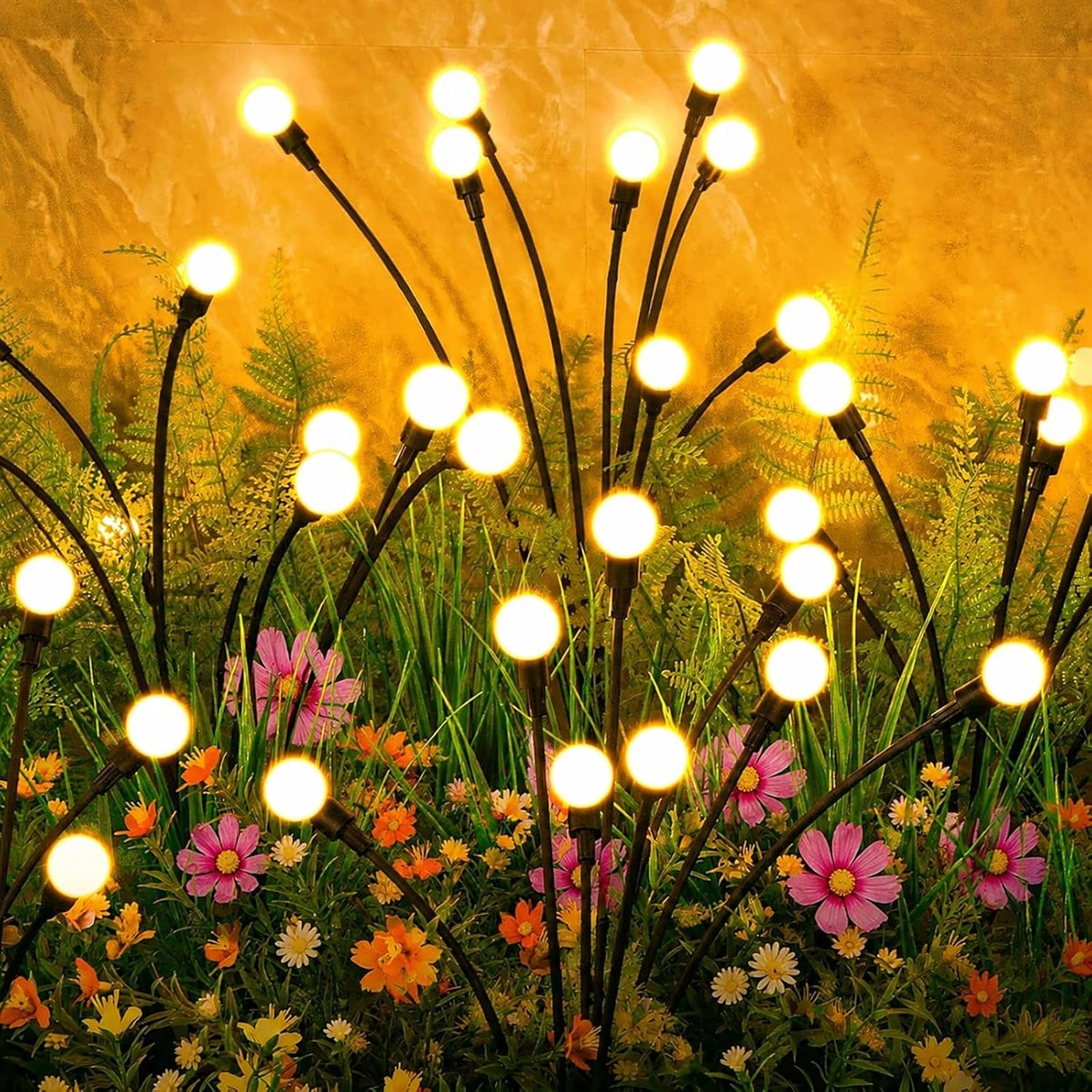 Solar Garden Fairy Lights – LED Outdoor String Lights 4-Pack