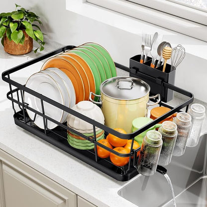 Premium Dish Drying Rack - Multi-Size Kitchen Counter Organizer