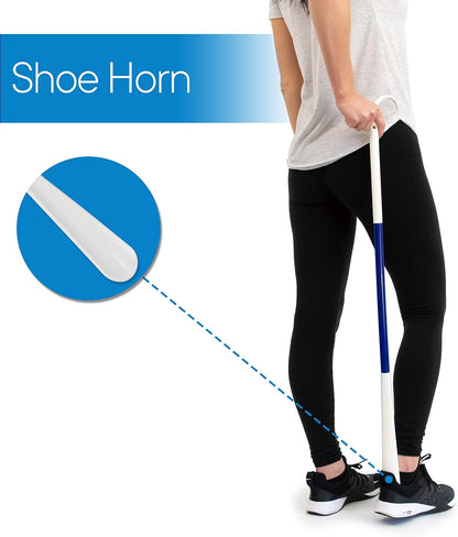 35.5 Inch Dressing Stick with Sock Remover & Shoe Horn
