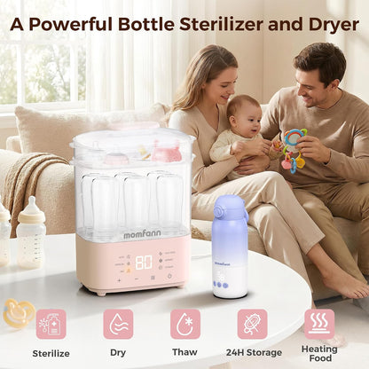 Baby Bottle Sterilizer and Dryer with UV Technology