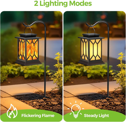 Solar Hanging Lanterns Outdoor Waterproof - 2 & 4 Pack