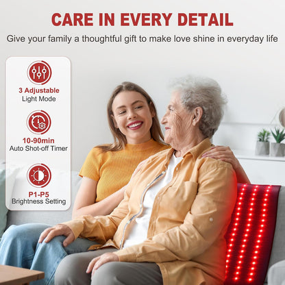 Red Light Therapy Mat 660nm 850nm - 24 x 39 inch Full Body