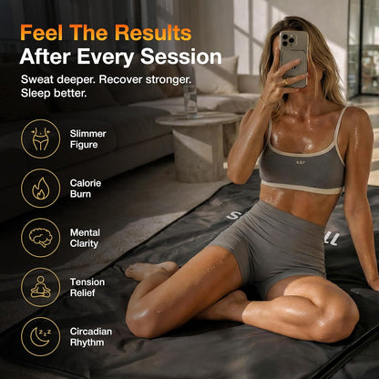 At-Home Sauna Blanket for Detox & Deep Relaxation