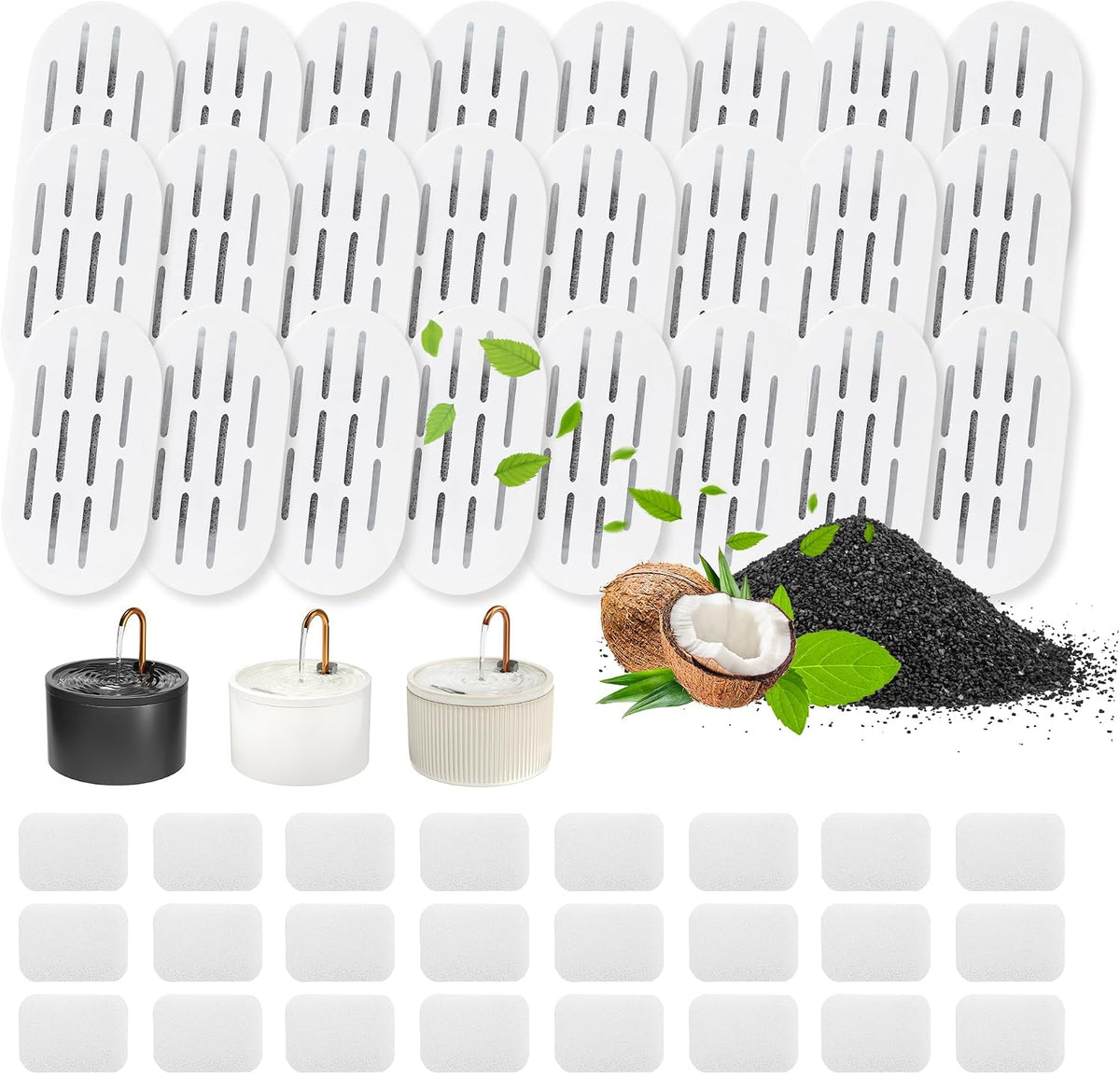 Refill 24 Filters + 24 Sponges