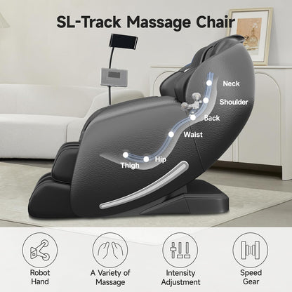 SL-Track Massage Chair with Bluetooth - Premium Recovery
