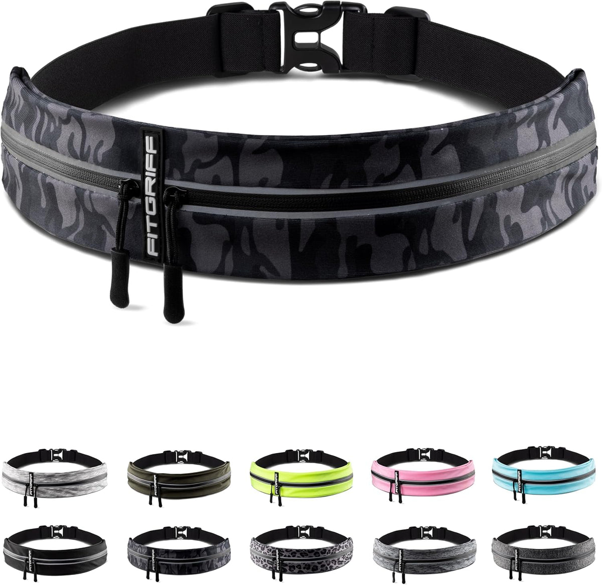 FlexRun Pro Running Belt - Secure Phone & Essentials Pouch