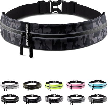 FlexRun Pro Running Belt - Secure Phone & Essentials Pouch